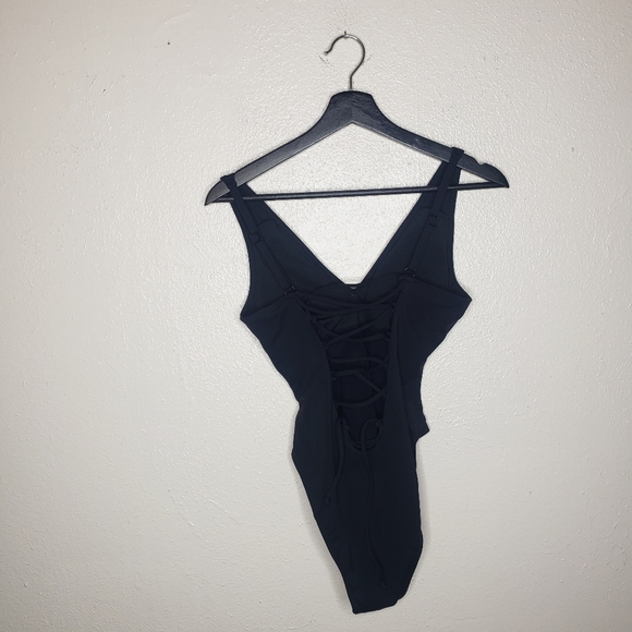 TA3 Swim Ta3 Lacey Shaping Black Onepiece Swimsuit Poshmark